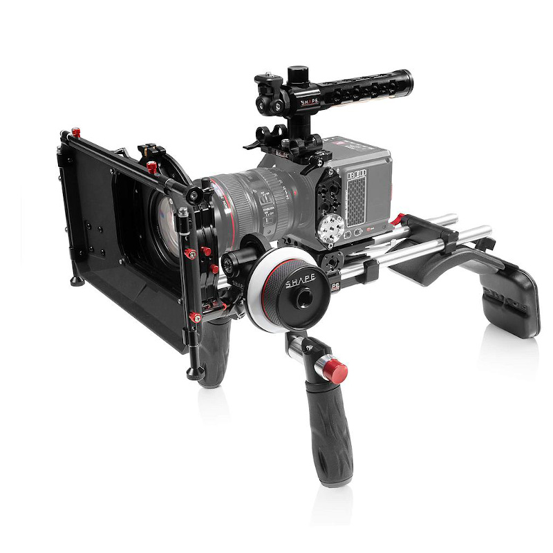 SHAPE RED Komodo Shoulder Mount with Matte Box and Follow Focus