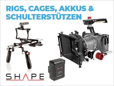 Shape - Rigs, Cages, Schulterstützen & Akkus - TONEART-Shop